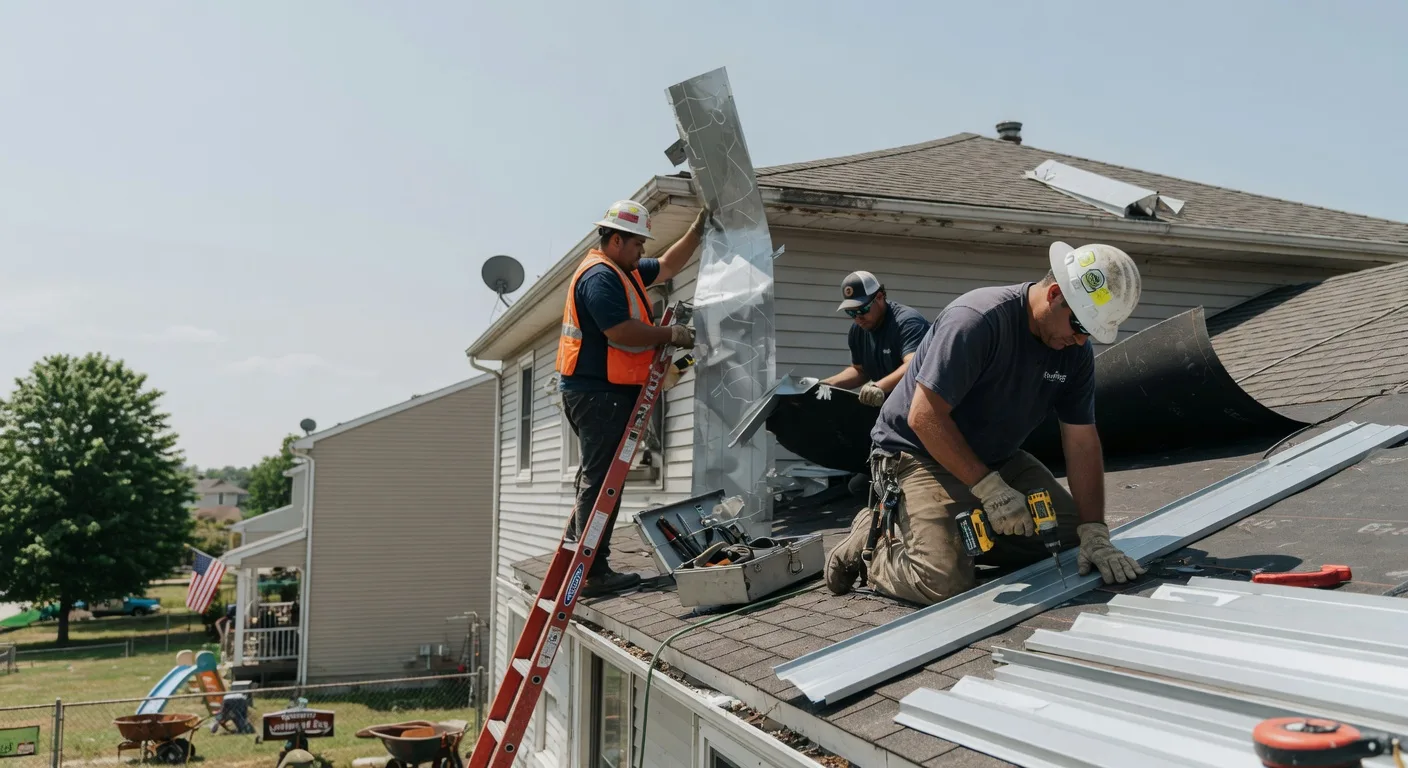 Storm Damage Metal Roof Repair in Sugar Grove, WV